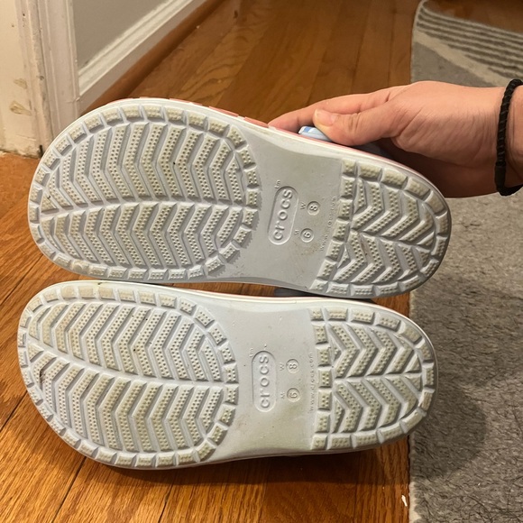 Crocs BAYABAND Blue Camo Round Toe Slip On Comfort - Mens Size 6 women size 8 - Picture 7 of 7